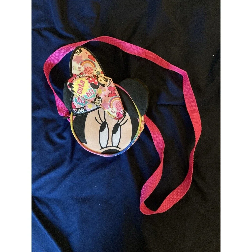 Kids Minnie Mouse Purse | Small | Long Strap